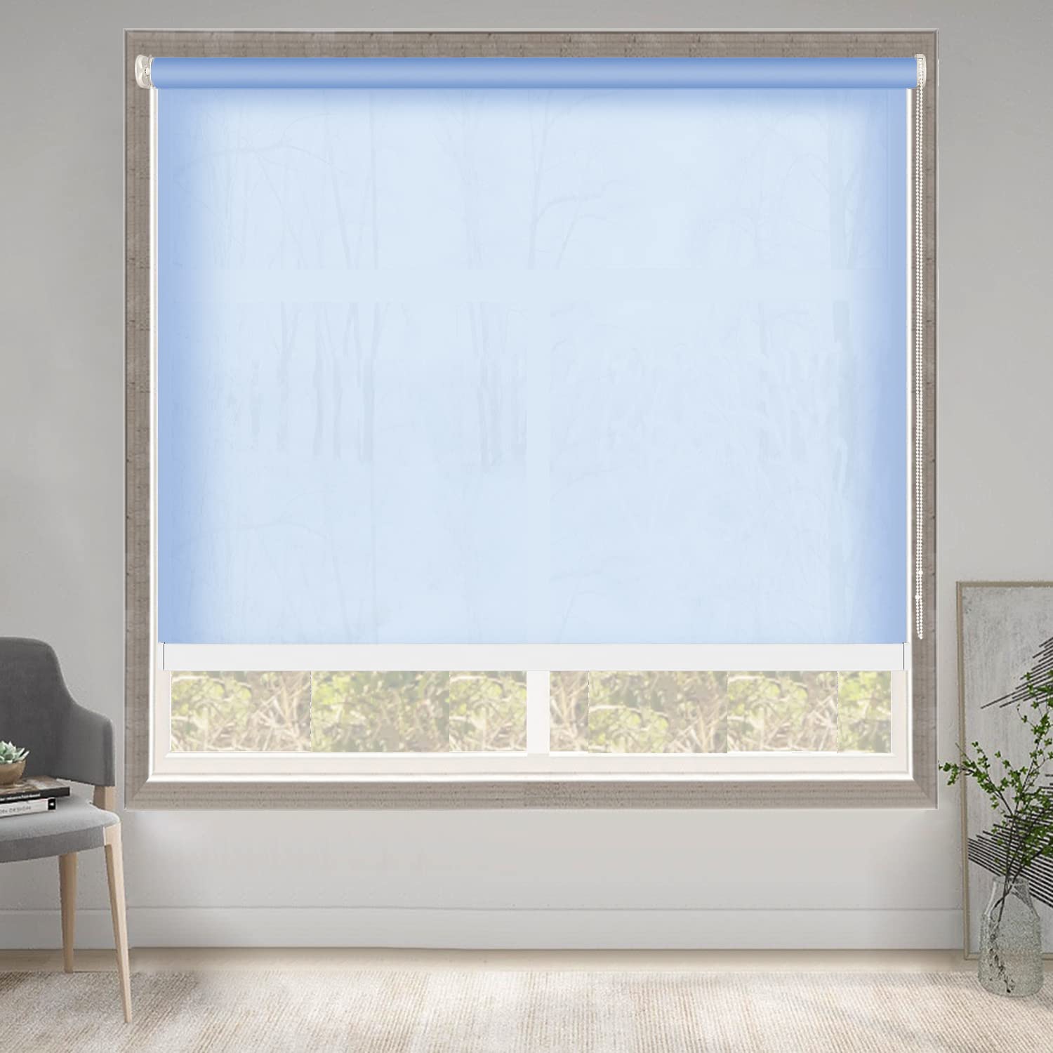 SAIFANSI ロールスクリーン 非遮光￼ 170CM×丈90CM Amazon｜SAIFANSI ロールスクリーン 非遮光 ロールカーテン 透過